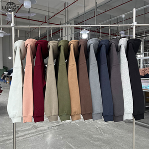 <span class=keywords><strong>Sweat</strong></span>-shirts à capuche personnalisés à épaules tombantes, coupe ample et oversize, avec impression DTG en relief, pour hommes - Product Image 2