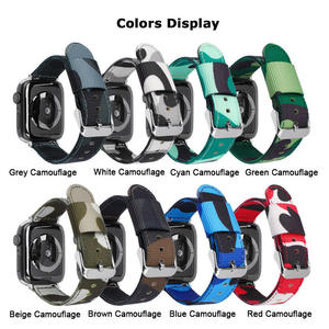 Cinturino in Nylon Mimetico per <span class=keywords><strong>Apple</strong></span> <span class=keywords><strong>Watch</strong></span> Serie 7 8 <span class=keywords><strong>SE</strong></span>, Compatibile con IWatch Ultra 49mm 45mm 41mm, Cinturino Sportivo Colorato - Product Image 5