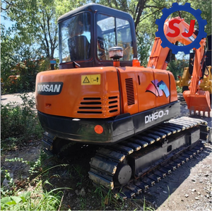 Oferta Especial: Excavadora de Orugas Usada Doosan DH60-7 de 6 Toneladas con Motor Coreano, Bomba de Engranajes Kawasaki y Cucharón de Excavación - Product Image 5