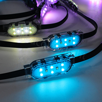 Luz LED de Píxeles DMX para Exteriores, Luz Puntual LED RGBW 3000K, Luces Puntuales LED Impermeables para Edificios