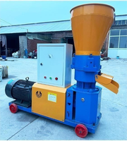 Machine à granulés d'aliments pour animaux industrielle électrique automatique stable avec une capacité de 200-300 kg/h pour la production d'aliments pour bétail