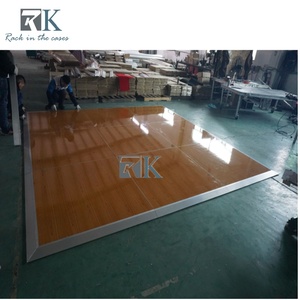 Piste de danse de mariage 3ftx3ft 4ftx4ft 1mx1m avec bords en aluminium et matériaux en contreplaqué à grain de bois - Product Image 6