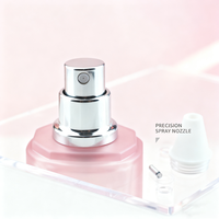 Flacon de parfum en verre mat de 30 ml, vaporisateur fin à brume, carré, rectangulaire, mat, couleur macaron
