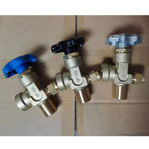 Vannes de bouteilles de gaz en acier, vannes de bouteilles d'oxygène QF-6 QF-2P QF-2G1 QF-6A exportées vers l'Afrique - Vannes à boisseau - Product Image 1