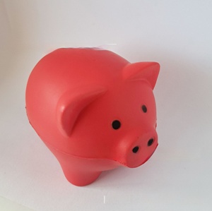 X-SB005 nóng bán mềm bóp phim hoạt hình PU bọt vật liệu chống Pig hình dạng căng thẳng bóng pig cho trẻ em - Product Image 2