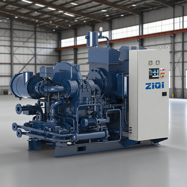 Energy Efficient Oil-Free Centrifugal Compressor | 3-40 Kgf/cm² High Pressure Large Flow | ISO Class 0 Certified Custom Build