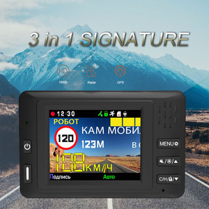 Nouveauté Russie FHD1080P 3-en-1 Combo Détecteur de radar de haute qualité Enregistreur vidéo DVR pour voiture Signature K618SG <span class=keywords><strong>Cam</strong></span>éra embarquée 12 mois - Product Image 2