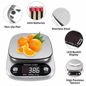 Digital Kitchen <strong>Scale</strong> Stainless Steel LCD Electronic Food <strong>Scale</strong> Jewelry Coffee Baking Portable High-quality Kitchen Tool 10kg/1g - Product Image 4