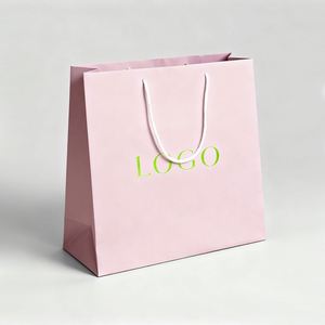 Bolsas de Papel para Compras, Color Rosa, para Empacar Donas, Productos de Catering y Comida para Llevar, al por Mayor - Product Image 1