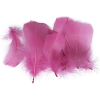 100 pièces fabricant en gros plumes d'oie colorées 6-12cm plume bricolage accessoires chat Teaser boîte cadeau matériaux de décoration