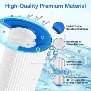 <span class=keywords><strong>Filtre</strong></span> de <span class=keywords><strong>piscine</strong></span> de remplacement Yinage Type B compatible avec la <span class=keywords><strong>cartouche</strong></span> filtrante pour <span class=keywords><strong>piscine</strong></span> <span class=keywords><strong>Intex</strong></span> 29005E Easy Set, lot de 3, fabriqué en Chine - Product Image 3