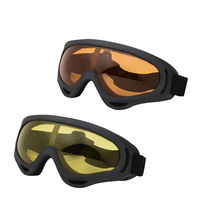 Masque de ski coupe-vent UV400 anti-buée pour sports de neige