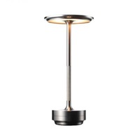 Lámpara Decorativa Inteligente para el Hogar, Ecológica, Segura, Simple, Luz Nocturna Infinitamente Regulable, Ambiente Retro, Portátil, Recargable, Táctil