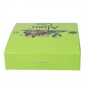 Papiers à rouler Alien Go Manuels 33 feuilles Kingsize en gomme naturelle à combustion lente, ultra-fins, verts, de luxe, carrés, de qualité supérieure - Product Image 6