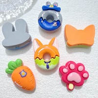 Breloques en résine Renard Dessin animé Lapin Décoration DIY pour coque de téléphone Chaussures Clip à cheveux
