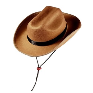 Topi koboi merah muda dalam stok untuk anak-anak topi pesta Festival Natal untuk ulang tahun anak perempuan - Product Image 2