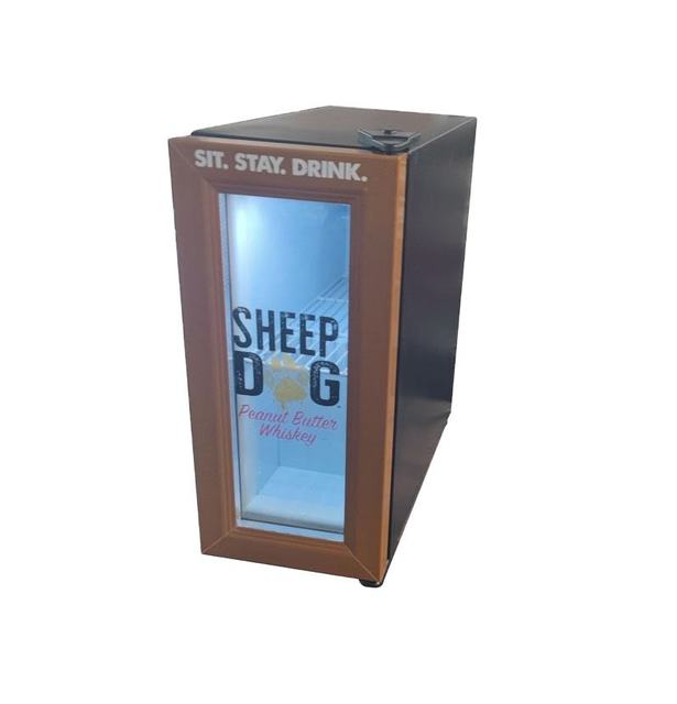 NUELEAD 16L Store Refrigerator Retro Style Fridge Music Studio Mini Refrigerator