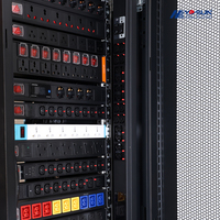 NBYOSUN Unidad de Distribución de Energía (PDU) Trifásica de 48 Tomas para Rack, Alta Potencia 0U 380V/400V/415V, Tomas IEC C13 C39, Equipo para Centros de Datos