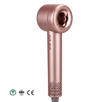 Secador de Pelo Iónico Profesional de Alta Velocidad de 2000W, Motor sin Escobillas de 110,000 RPM, Secado Rápido, 3 Velocidades y Ajustes de Calor