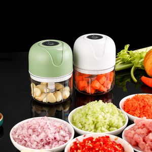 Lames en acier tranchantes, 250 ml, trancheuse électronique étanche, hachoir à légumes portable, boîte à hacher l'ail électrique - Product Image 2