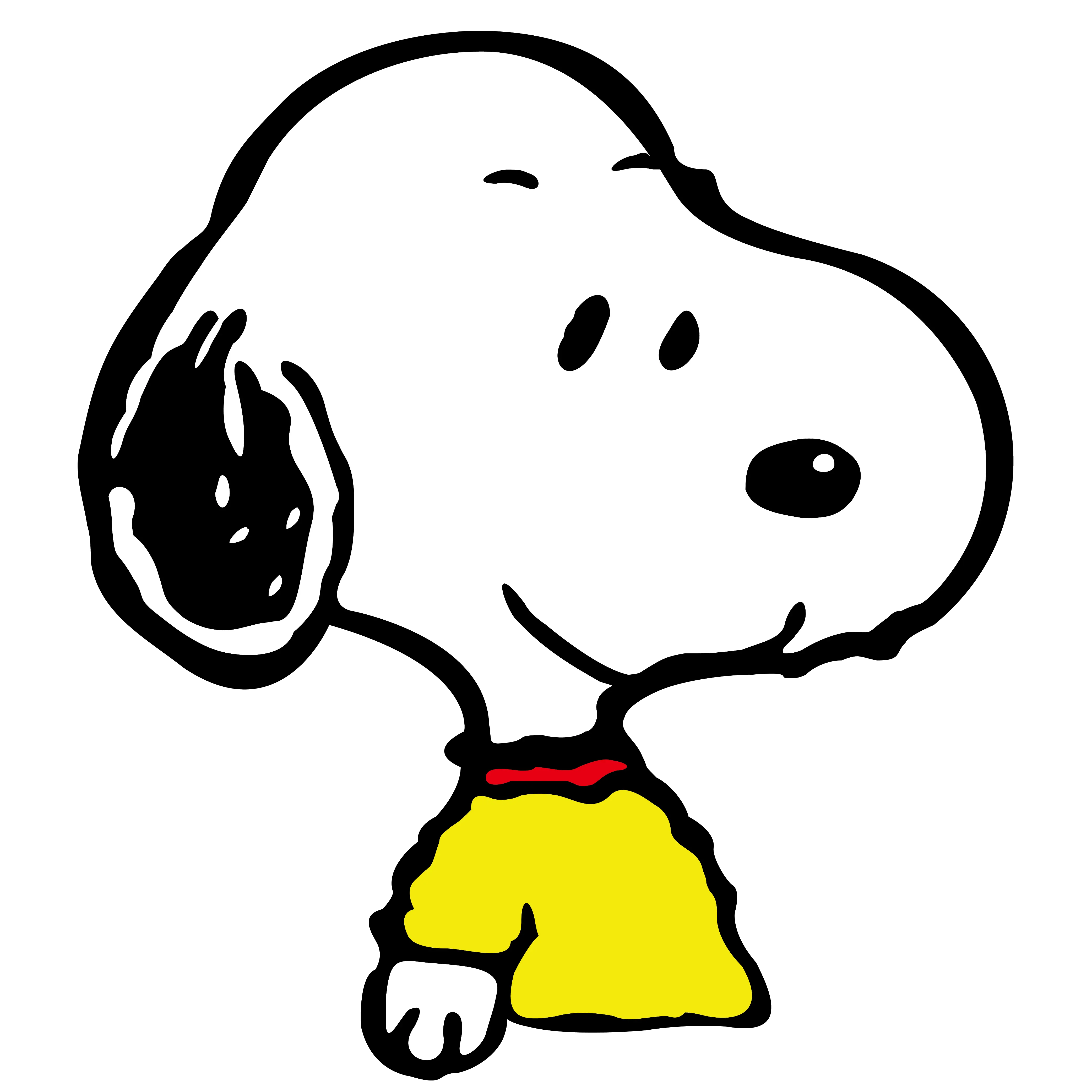 Warmte-overdracht Afdrukken Cartoon Kinderkleding T-shirt Leuke Snoopy Ontwerp Moq 1 Sticker Ijzer Op