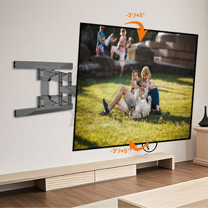 <span class=keywords><strong>Support</strong></span> <span class=keywords><strong>mural</strong></span> pour téléviseur à mouvement complet pour écrans de <span class=keywords><strong>45</strong></span> à 75 <span class=keywords><strong>pouces</strong></span>, robuste, 180° °   Bras articulé pivotant avec charge maximale de <span class=keywords><strong>45</strong></span>,5 kg, directement de l'usine - Product Image 4