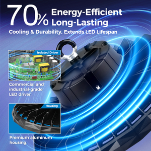 Luminaria Industrial de Techo de Aluminio SMD2835 para Almacenes, Talleres, Garajes, Fábricas, Gimnasios, Supermercados e Iluminación Interior - Product Image 4