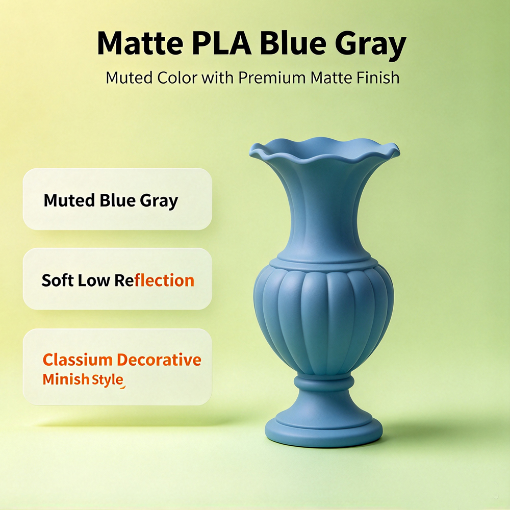 HAOXI 3D MATTE PLA Filament Matte Finish Hide Layer Line for Art Deco Project Factory OEM Stock Fast Shipping · image 5
