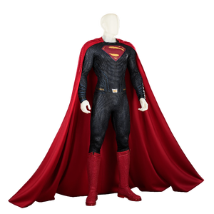 Costume de Superman bleu foncé personnalisé pour ensemble de costumes de Cosplay pour hommes adultes mettant en vedette des personnages de <span class=keywords><strong>film</strong></span> haut en tissu tridimensionnel - Product Image 3