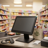 15 Inch 4:3,15.6 Inch 16:9 Capacitive Touch Screen 10 Point POS Monitor for Retail Store