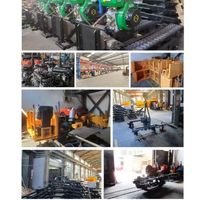 Remorque à benne basculante 8x12 avec attache de grappin, multifonctionnelle pour la foresterie et le recyclage, directement de l'usine