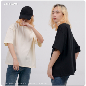 T-shirt pour homme de haute qualité, coupe courte et ample, t-shirt décontracté surdimensionné, t-shirt personnalisé pour homme - Product Image 4