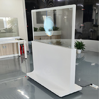 Écran OLED transparent couleur pleine 10 bits de 55 pouces pour intérieur, non tactile capacitif, pour usage en ascenseur et chez les détaillants, luminosité 500 nits