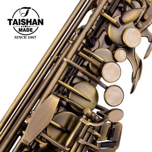 Saxophone alto en laiton au design vintage avec finition bronze antique, finition laquée, embouchure réglable en PMMA <span class=keywords><strong>pour</strong></span> débutants et performances - Product Image 5