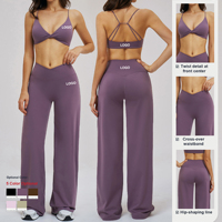 Vêtements de sport personnalisés, vêtements de fitness athlétiques pour femmes, séchage rapide, grande élasticité, vêtements d'entraînement, ensemble de vêtements de yoga