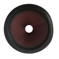 Haut-parleur passif SPRHYTHM 8 pouces à cône en aluminium et bord en caoutchouc, 6 ohms, certifié RoHS, personnalisable, pour home cinéma et karaoké