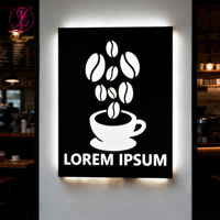 Enseigne lumineuse personnalisée en métal pour extérieur, panneau rétroéclairé LED pour salon de coiffure, enseigne lumineuse LED pour magasin