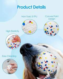 Kingtale interaktif <span class=keywords><strong>Pet</strong></span> oyuncaklar, Herding ve <span class=keywords><strong>Jolly</strong></span> yıkılmaz köpek tenis topları - Product Image 3