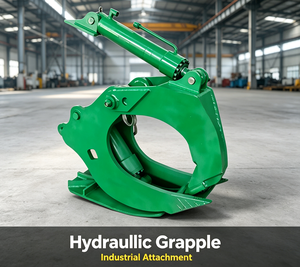 Accessoire de déracinement hydraulique pour excavatrice, outil de retrait des racines et des souches d'arbres pour la remise en état des pâturages et le défrichement des terres - Product Image 1