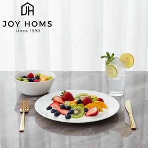 Assiettes en verre <span class=keywords><strong>opale</strong></span> de 10 pouces en gros – Vaisselle blanche en <span class=keywords><strong>opale</strong></span> pour pâtes, pizzas, desserts – Plats et assiettes blanches en verre trempé - Product Image 3