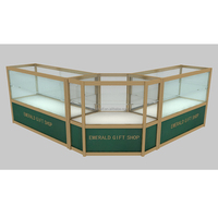 Vitrine d'exposition en verre trempé avec éclairage LED pour les magasins d'alcool et de tabac - Présentoir écologique et durable pour cadeaux