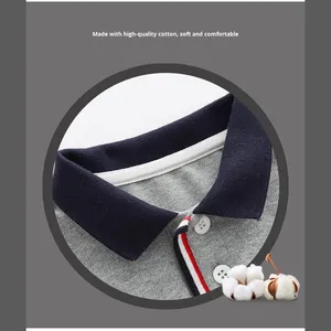 Tutina in Cotone Stile Collegio per Neonati, Pagliaccetto Estivo Leggero a Maniche Corte Unisex per Bambini di Un Anno, Outfit Casual per Gattonare - Product Image 4