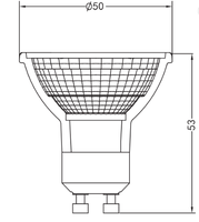 Fabricant KC/CE 110V ~ 220V GU10 ampoule halogène NP5 chauffe-bougie 20W 25W 35W 50W verre SMD projecteur 3000K lumières chaudes maison