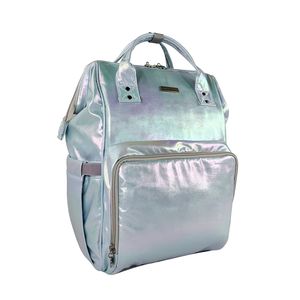 Bolsa de Pañales Personalizada para Bebé, Moderna y Elegante, de Cuero PU Aislante, Mochila para Pañales con Características Impermeables y Portátiles para Viajes - Product Image 2