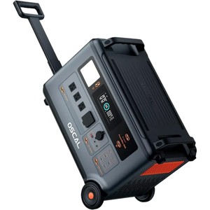 สถานีไฟฟ้าพกพา Os Cal 3600 3000W ความจุ 3600Wh คลื่นไซน์บริสุทธิ์ แบตเตอรี่ลิเธียมไอออน ใช้กับรถยนต์ได้ พร้อมไฟฉาย 87319 - Product Image 1