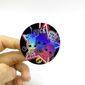 Autocollant holographique personnalisé de haute qualité en vinyle, imperméable, découpé à la forme - Product Image 3