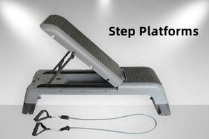 Hirose OEM — plateforme d'aérobique réglable en hauteur, LOGO personnalisé de haute qualité pour entretoise d'aérobie avec <span class=keywords><strong>Tube</strong></span> élastique - Product Image 4