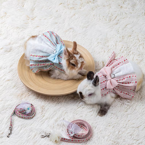 Joysing New Cute Cotton <strong>Rabbit</strong> Dress Pet Cat <strong>Clothes</strong> Bowknot Floral <strong>Rabbit</strong> Skirt High Quality Pet Dress - Product Image 4