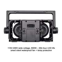 Projecteurs LED NOVA IP65 600W, éclairages de scène, 2x300W RGBAWW/RGBALC COB DMX512 RDM CRI95 pour la location d'éclairages de scène de concert