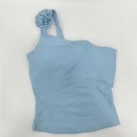 Atasan Yoga Tanpa Lengan Ketat Wanita, Rok Ruffle Pinggang Tinggi Slim Fit, Set Pakaian 2 Potong untuk Pilates, Olahraga Santai, dan Aktivitas Lainnya